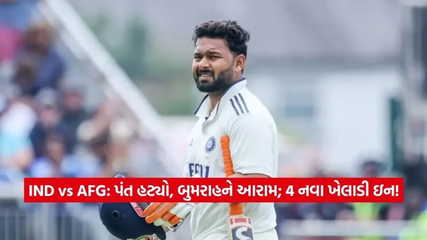 IND vs AFG: ઋષભ પંતનું કદ ઘટ્યું, બુમરાહને આરામ; અફઘાનિસ્તાન સિરીઝ માટે 4 નવા ચહેરાઓની એન્ટ્રી! 1 1779238666 Dharmishtha 9.jpg.webp