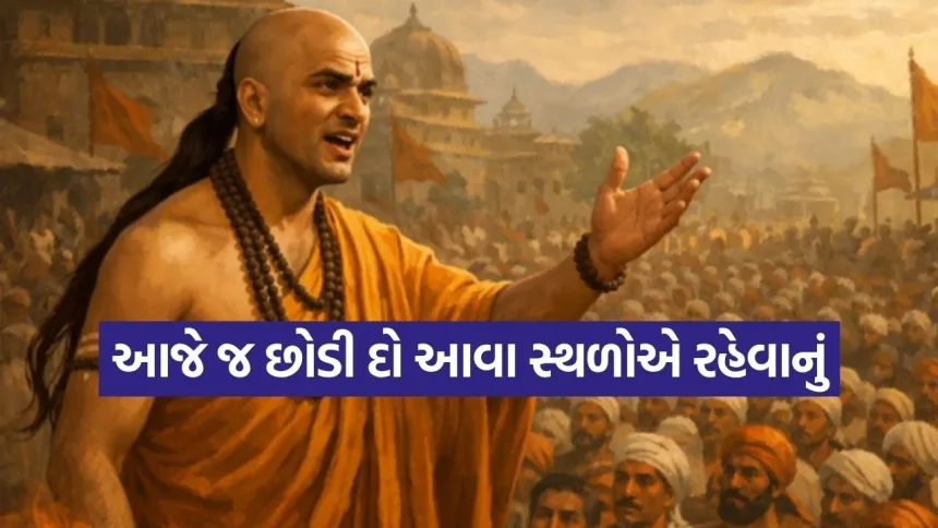 બરબાદી તરફ દોરી જશે આ ૪ સ્થાનો પરનો વસવાટ! આચાર્ય ચાણક્યએ નીતિ શાસ્ત્રમાં આપી છે કડક ચેતવણી 1 Chanakya Niti 2505.jpg.webp