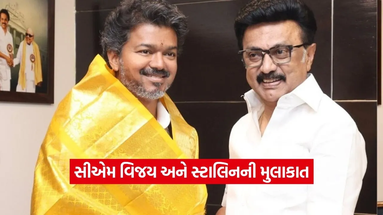 તમિલનાડુમાં રાજકીય ગરિમાનું ઉત્તમ ઉદાહરણ: સીએમ વિજય અને સ્ટાલિનની મુલાકાત પર સિમરને આપી પ્રતિક્રિયા