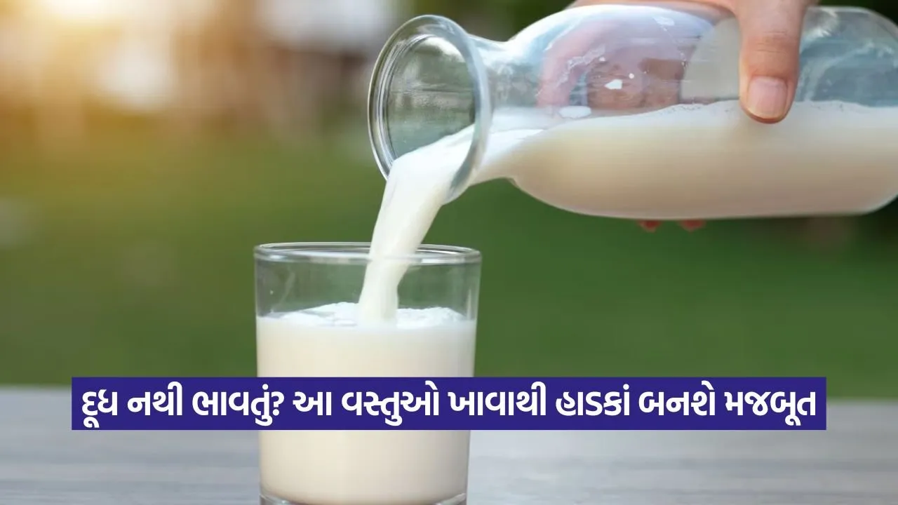 દૂધ નથી ભાવતું? ચિંતા છોડો! આ ખોરાક ખાવાથી શરીરમાં ક્યારેય નહીં થાય કેલ્શિયમની ઉણપ