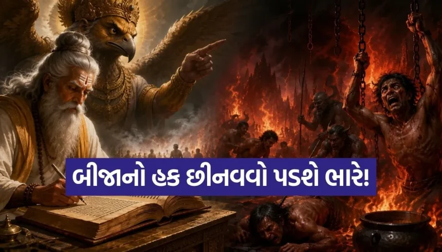 બીજાનું ધન હડપવું પડી શકે છે ભારે! જાણો ગરુડ પુરાણના કઠોર નિયમો 1 Garuda Purana.jpg.webp