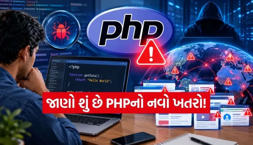 ઇન્ટરનેટ પર મોટો સાયબર ખતરો, દુનિયાની 70% વેબસાઇટ્સ પર હુમલાનું જોખમ! 1 PHP Vulnerability 2.jpg.webp